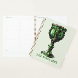 Agenda Crea tu propio cáliz verde jade