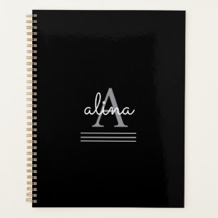 Agenda Crea tu propio espiral de monograma personalizado