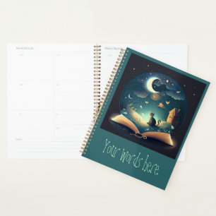 Agenda Crea tu propio gato negro místico y grimoire
