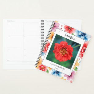 Agenda Crea tu propio jardín de patrones florales fotográ