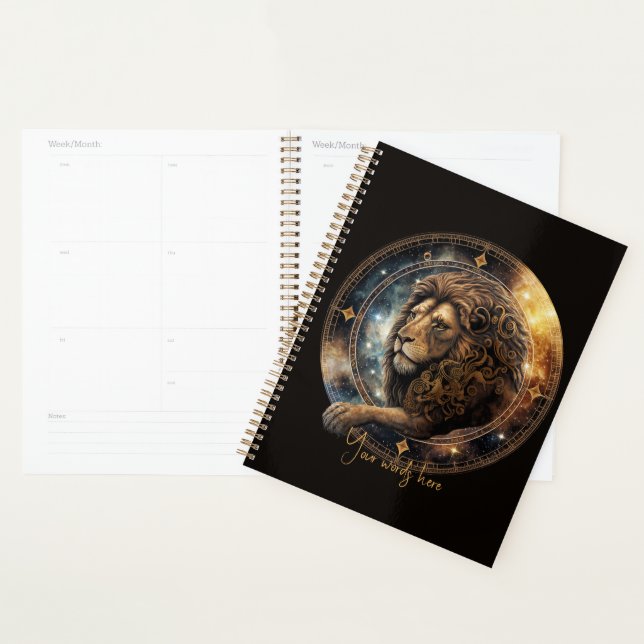 Agenda Crea tu propio Leo Celestial Zodiac (Demostración)