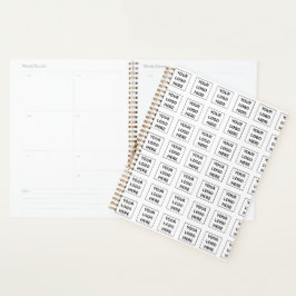 Agenda Crea tu propio logotipo personalizado | Texto prom