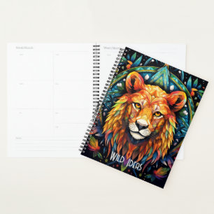 Agenda Crea tu propio Mosaico de León Animal de Espíritu