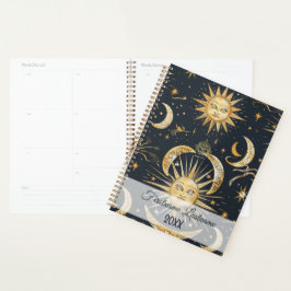 Agenda Crea tu propio Ornate Celestial Azul y Oro
