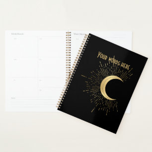 Agenda Crea tu propio tarot dorado para la luna