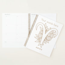 Crea tu propio Zodiac de Oro y Aries Blancas Elega