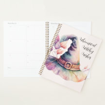 Crea tus propias hojas de Gorra de bruja arcoiris