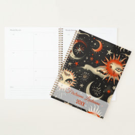 Agenda Crea tus propios ojos celestes de Naranja negro