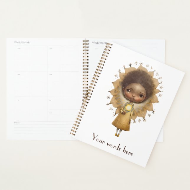 Agenda Crear su propio Chica de girasol lindo (Demostración)