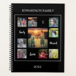 Agenda Crear su propio guión de collages de fotos familia<br><div class="desc">Crea tu propio guión de collage de fotos de familia y un planificador único monogramado.
Añade tus propias fotos personales,  textos,  citas,  monografías y nombres para personalizar.</div>