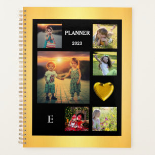 Agenda Crear su propio monograma de collage de fotos fami