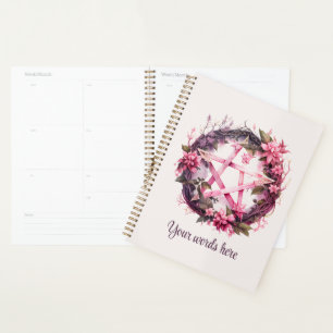 Agenda Crear sus propias flores de pentáculo rosado
