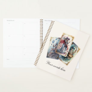Agenda Crear sus propias tres tarjetas Tarot