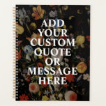 Agenda Crear una floral propia<br><div class="desc">Crea tu propio planificador de citas personalizado. Personalice este bloc de notas con la moderna tipografía minimalista y fondo floral natural.</div>