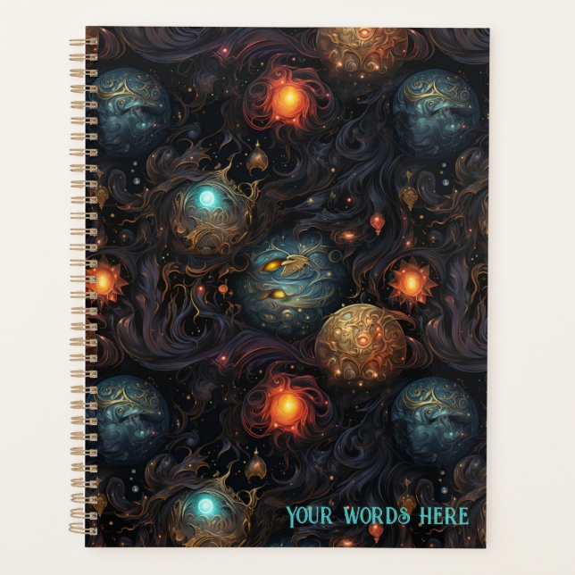 Agenda Create Your Own Mystical Magic Orbs Black (Anverso)
