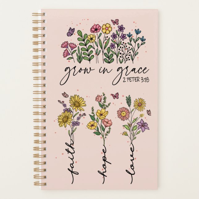Agenda Crecer en Grace Planner (Anverso)