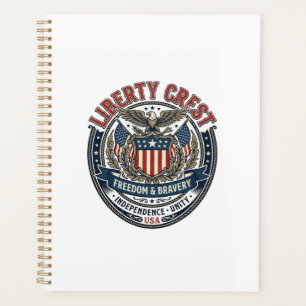Agenda Crest de la Libertad Patriótico Heráldica Patrióti