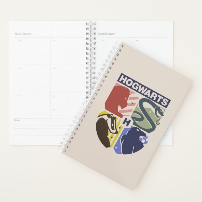 Agenda Crestón estampado vintage de HOGWARTS™ (Demostración)