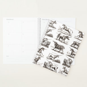 Agenda Criatura Mítica Clásica Unicorniana