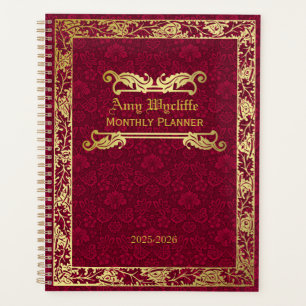 Agenda Crimson Damask