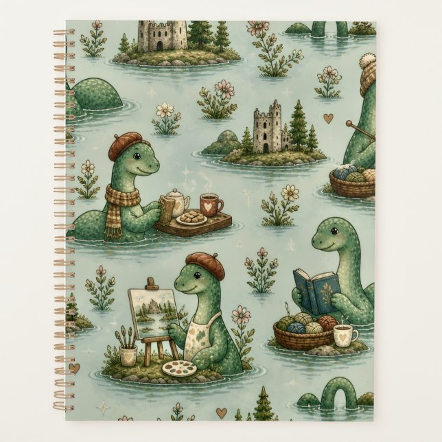 Agenda Criptídeos Acogedores Nessie Monstruo del Lago Nes (Anverso)