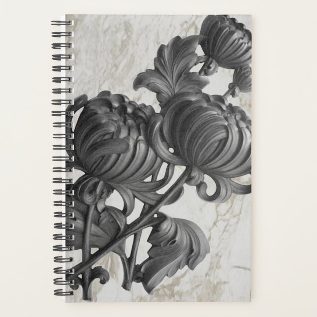 Agenda Crisantemo elegante (Anverso)