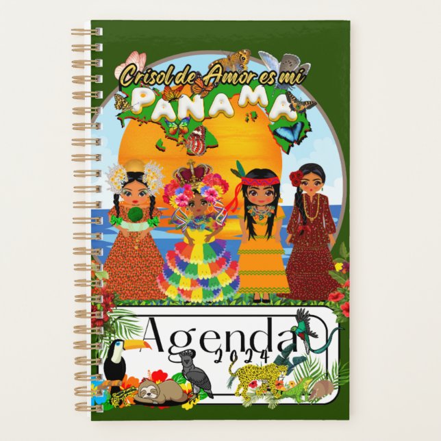 Agenda Crisol de Amor es mi Panamá (Anverso)
