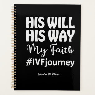 Agenda Cristiano Personalizado "Su Voluntad" FIV/Infertil