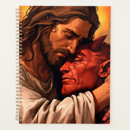 Agenda Cristo consolando a Lucifer Planner