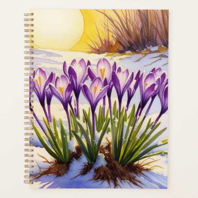 Agenda Crocus Flower (Anverso)