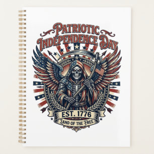 Agenda Cromado Patriótico Segador Patriota Oscuro Esquele