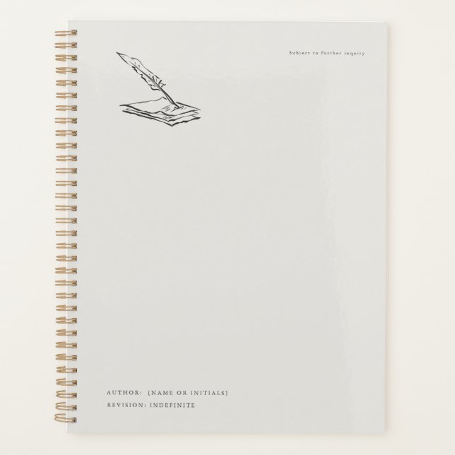 Agenda Crow-quilled page- Regency Correspondence (Anverso)