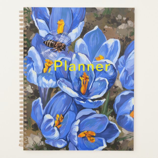 Agenda Cruces azules y una abeja (Anverso)
