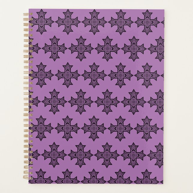 Agenda Cruz Copta Premium Arte Fino (Anverso)