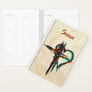 Agenda Cruz Del Suroeste Y Planner Del Corazón