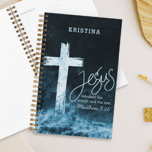 Agenda Cruz en la Biblia del agua embravecida Verse Perso