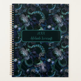 Agenda Cthulhu Turquoise Tentacle Gótico Personalizado