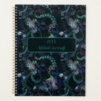 Agenda Cthulhu Turquoise Tentacle Gótico Personalizado