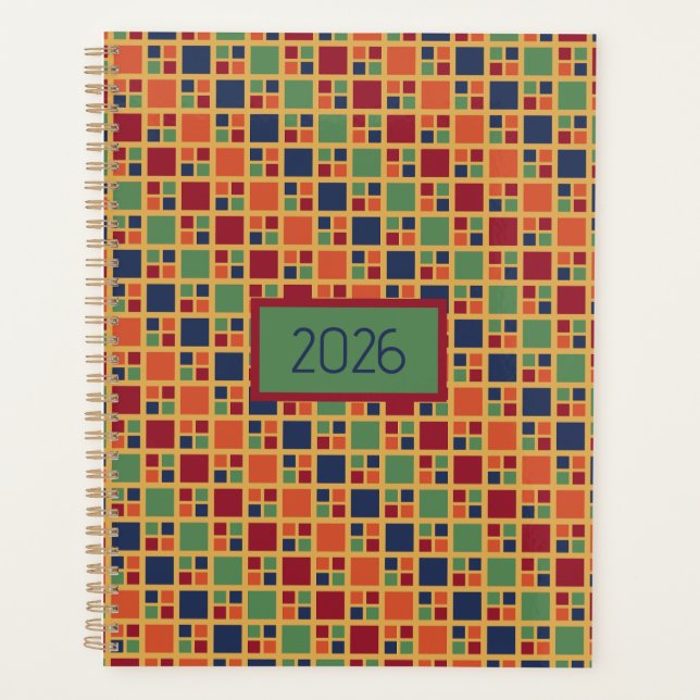 Agenda Cuadrados de Kandinsky (Anverso)