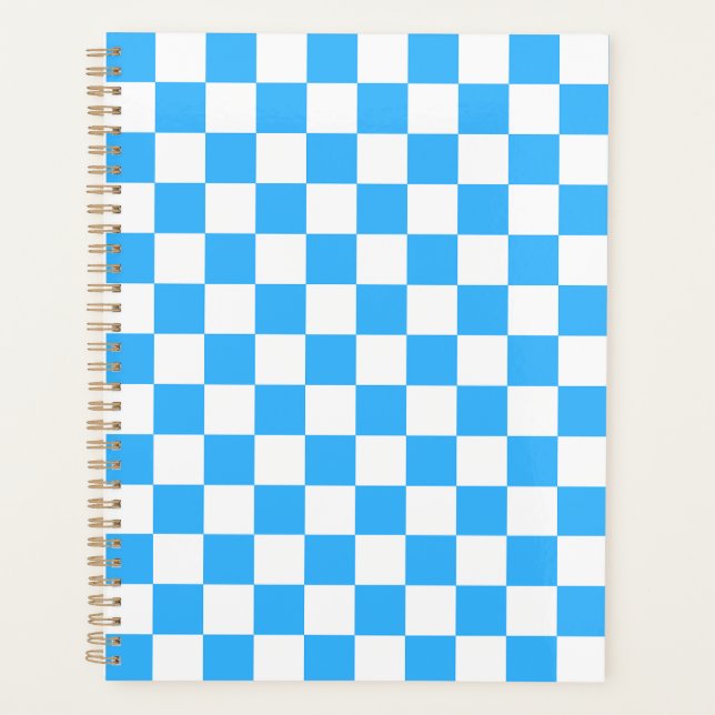 Agenda Cuadro clásico azul claro (Anverso)