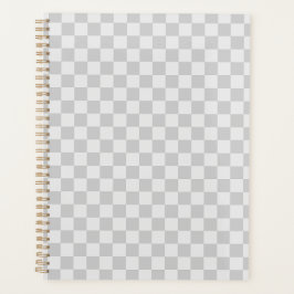 Agenda Cuadro de ajedrez gris claro a cuadros