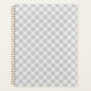 Agenda Cuadro de ajedrez gris claro a cuadros