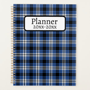 Agenda Cuadros azules