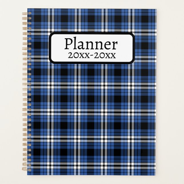 Agenda Cuadros azules (Anverso)