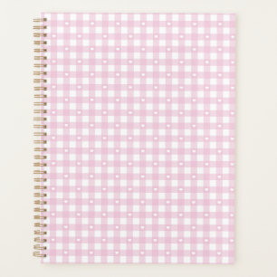 Agenda Cuadros Rosa Pastel