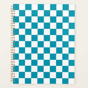 Agenda Cuadros turquesa oscuro 
