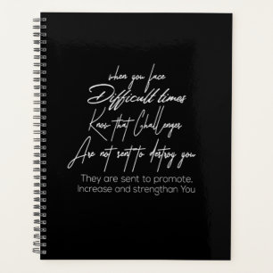 Agenda cuando te enfrentas a tiempos difíciles, conoce es