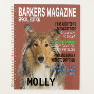 Agenda Cubierta de Collie Parody Magazine