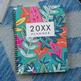 Agenda Cubierta floral moderna Semanal y Mensual