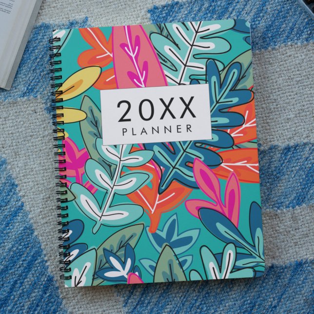 Agenda Cubierta floral moderna Semanal y Mensual (Subido por el creador)